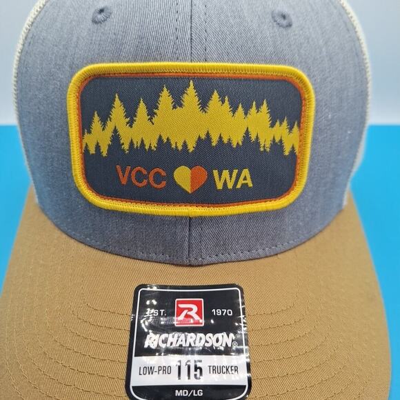 Veterans Conservation Corps Washington Patch Trucker Snapback Hat Cap - Picture 4 of 7